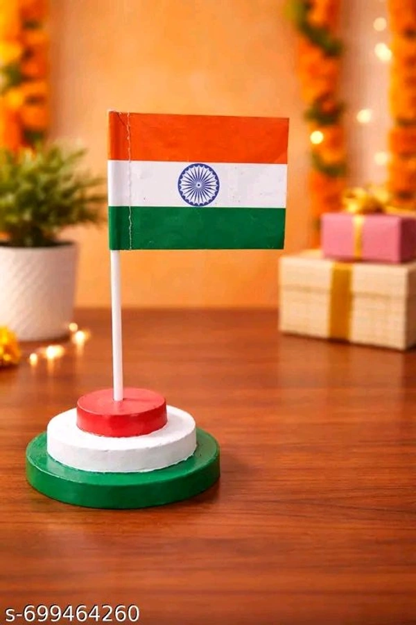 “Indian National Flag Table Stand | Tiranga Desk Decoration for Office, Home 
