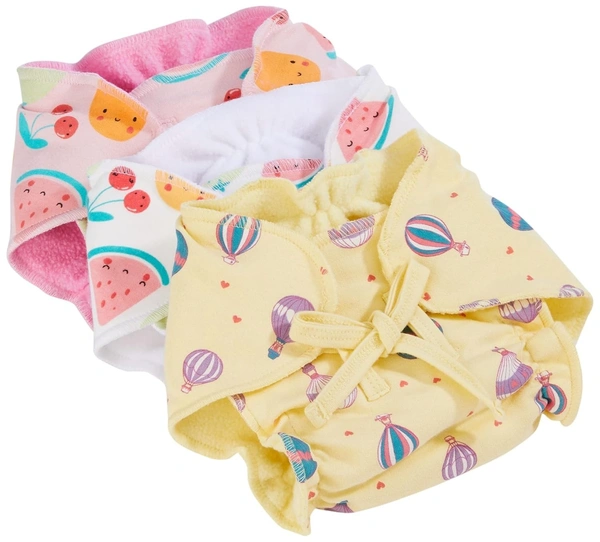 Dry Feel Langots, Lightweight & Breathable Cloth Nappies, Unisex (Pack of 2)