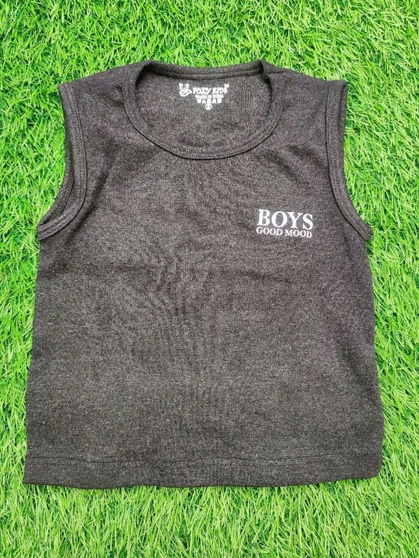 Sleeveless Kids Cotton High Quality Vests - Pack of 3 (Multicolor) - 2 Year