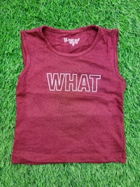 Sleeveless Kids Cotton High Quality Vests - Pack of 3 (Multicolor) - 2 Year