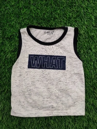 Sleeveless Kids Cotton High Quality Vests - Pack of 3 (Multicolor) - 2 Year