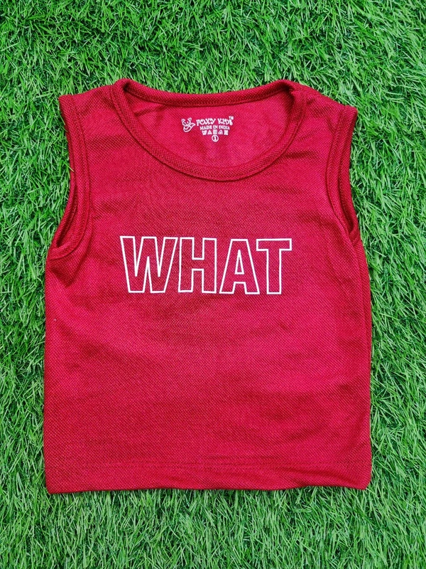 Sleeveless Kids Cotton High Quality Vests - Pack of 3 (Multicolor) - 2 Year