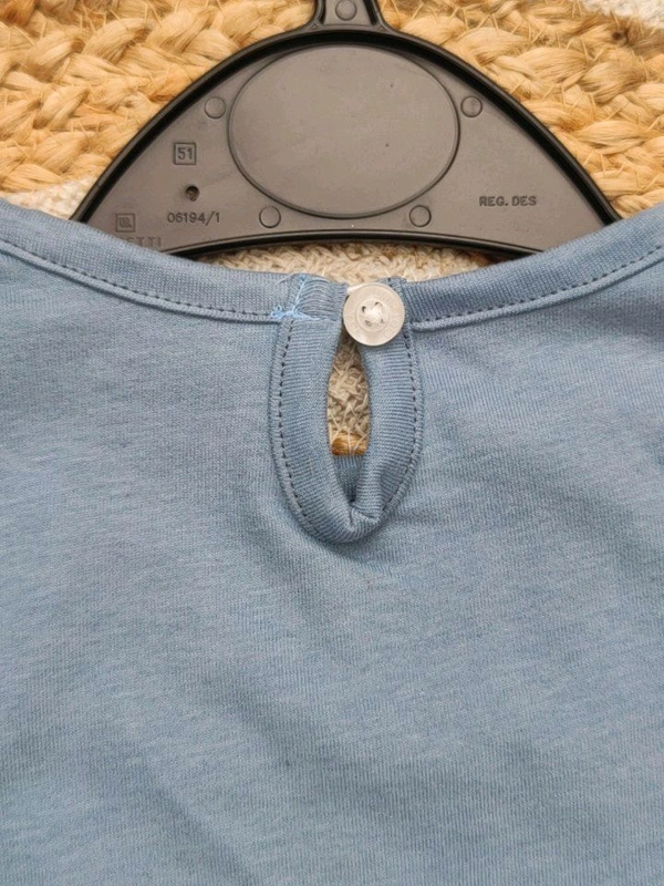 Girls Premium Satin Tulle Mesh Frocks - Green Mickey - 6 - 12 M