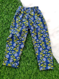 Disney Half Sleeve Pyjama set (Night dress) for Boys & Girls - Flower (Navy Blue) - 18M - 24M