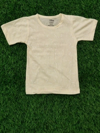 Disney Half Sleeve Pyjama set (Co-ord set) for Boys & Girls - Lined Light Yellow - 6 Year