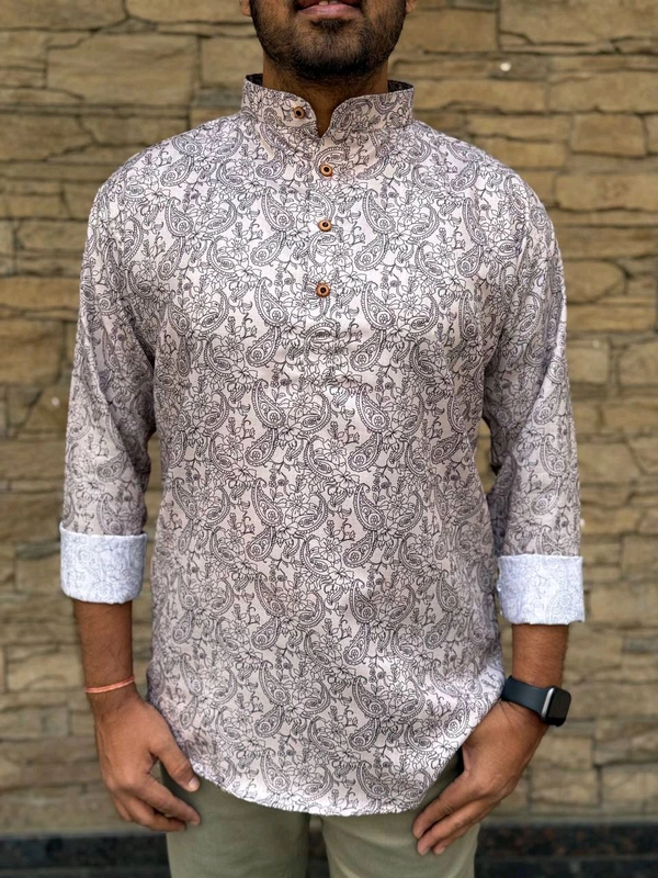 Leo By Mewaadi Sardar Trendy Print Collection Full Sleeves Short length Kurta