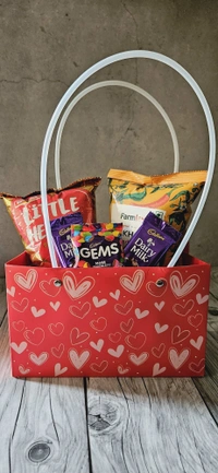 Red Heart Paper Bags - 5