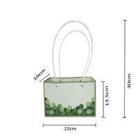 Green Bubble Paper Bag - 10