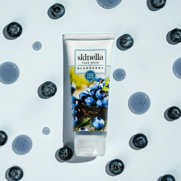 SKINELLA , Blueberry, 100 Ml Face Wash (100 ml)