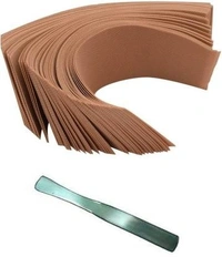 SLEEK Sleek Chocolate Wax 600x2 gm, Waxing Strips (70 Pcs,110 GSM) and 1 Waxing Knife Wax (1200 g, Set of 4)