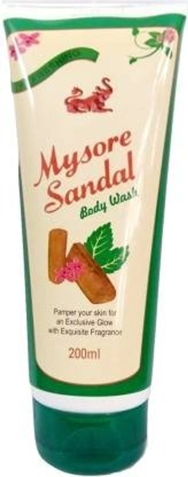 MYSORE SANDAL Body Wash with Loofah (200 ml)