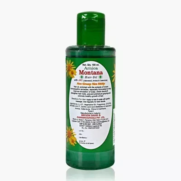 SUNNY Arnica Montana Hair Oil (With Jaborandi) Hair Oil (100 ml)