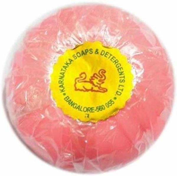 MYSORE SANDAL Mysore Sandal Sandal Jasmine & Rose Soap (150 G X 3) With Belt Loofah (4 Items in the set)