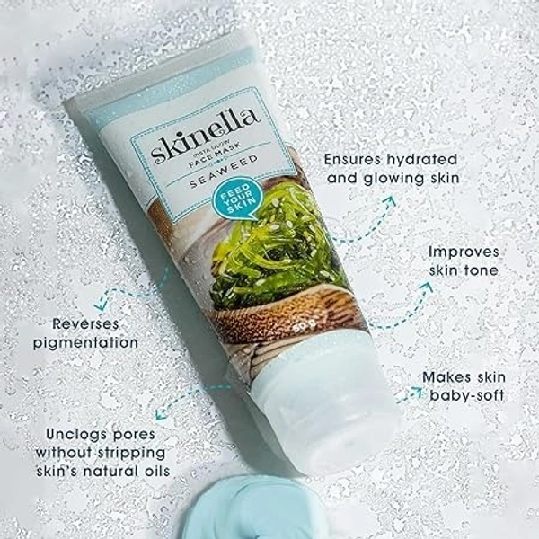 SKINELLA SEAWEED INSTA GLOW FACE MASK (50 g)