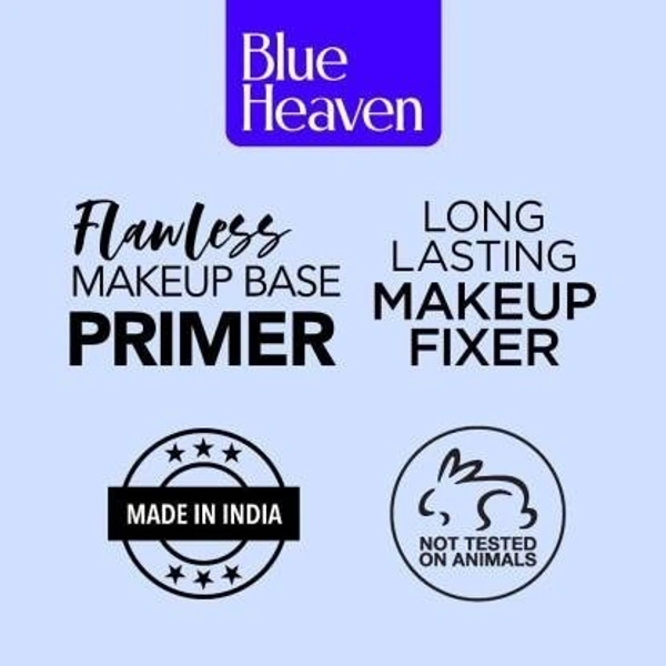 BLUE HEAVEN Flawless Primer + Makeup Fixer Combo Set Primer - 90 ml (Transparent)