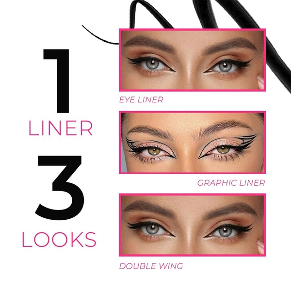 NYKAA Nykaa Black Magic Liquid Eyeliner - Super Black 01