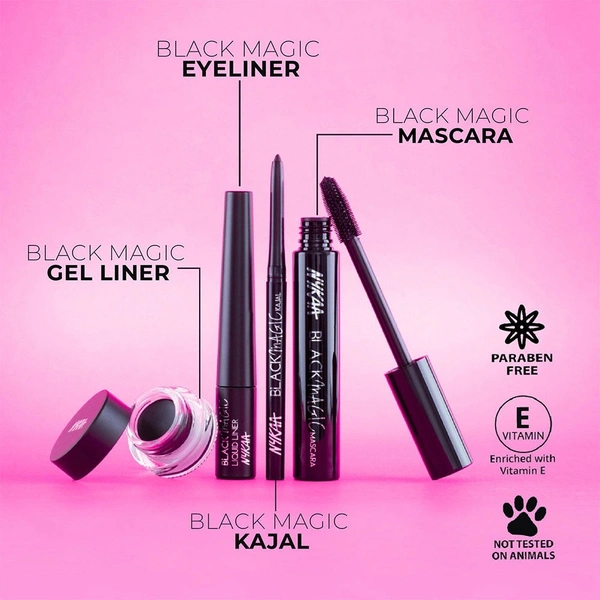 NYKAA Nykaa Black Magic Liquid Eyeliner - Super Black 01