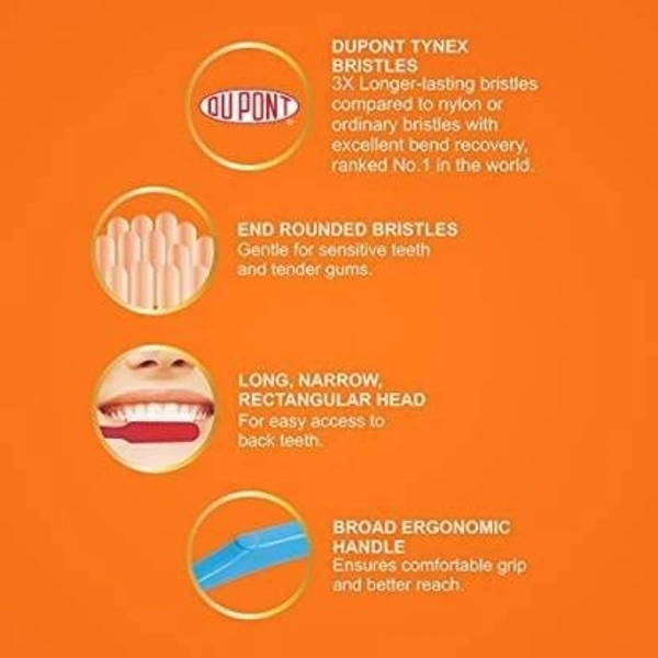 AJAY TB101 Toothbrush (1Pc) + Classic Medium Tooth Brush (12 PC) (13 Items in the set)