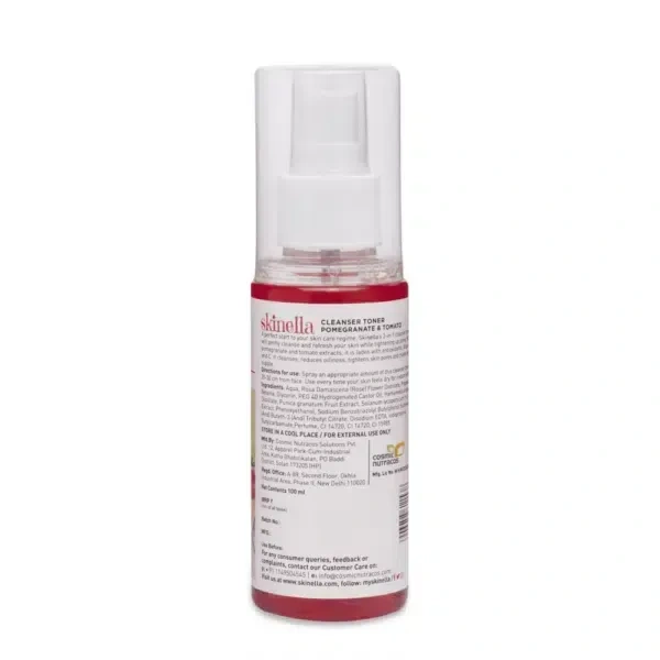 SKINELLA Pomegranate & Tomato Cleanser Toner Men & Women (100 ml)