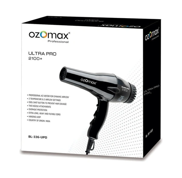 OZOMAX ULTRA PRO HAIR DRYER 2100 Watt