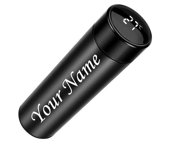 Bluebells Gifting BlueBells Gifting Name Personalized Temperature Bottle Stainless Steel Thermos 500ml - 1