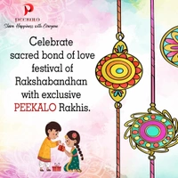 Peekalo Kids Astronaut and Captain America Rakhi (Set of 2)