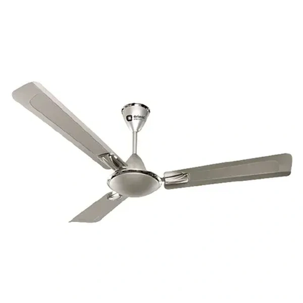 Orient Decorative Gratia Shine HS 1 Star Ceiling Fan - 1050 mm, Silky Silver
