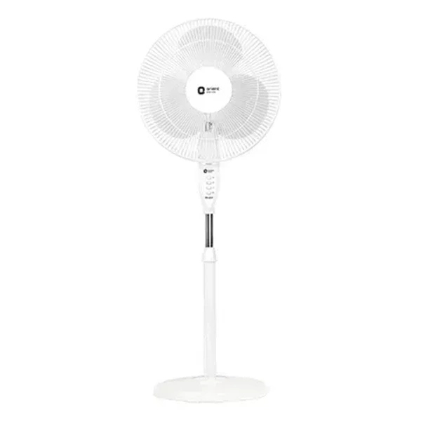 ORIENT ELECTRIC FINSTAR PEDESTAL FAN 400MM PACK OF (1) - 400mm, crystal white