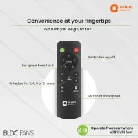 1200mm Ecotech Prime BLDC 5 Star Rated Ceiling Fan With Remote - 1200 mm, brown