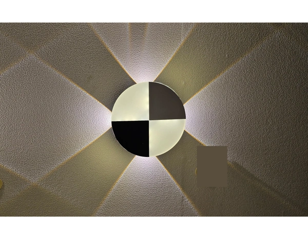 Delamps 12 Watt LED Ball Wall Light 4x3 Wide Beam Warm White IP65 with LED Inbuilt LED Driver