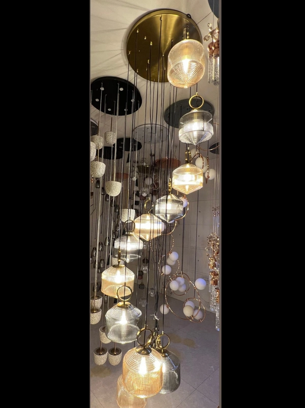 Modern Home Embellishing Crystal Chandelier Lightning Fixture Ceiling Light