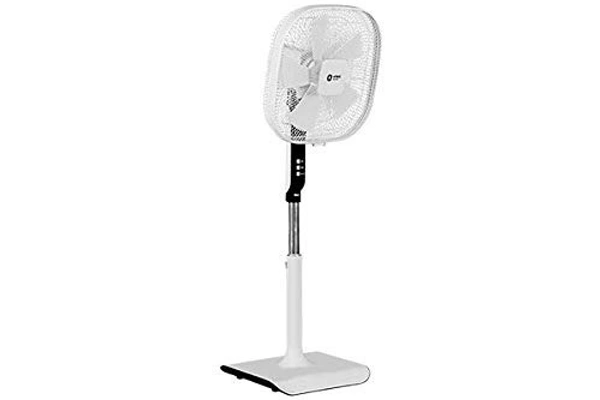 Orient Electric Stylus 400mm Pedestal Fan with CTX Technology & Remote Control (White) - 400mm, White