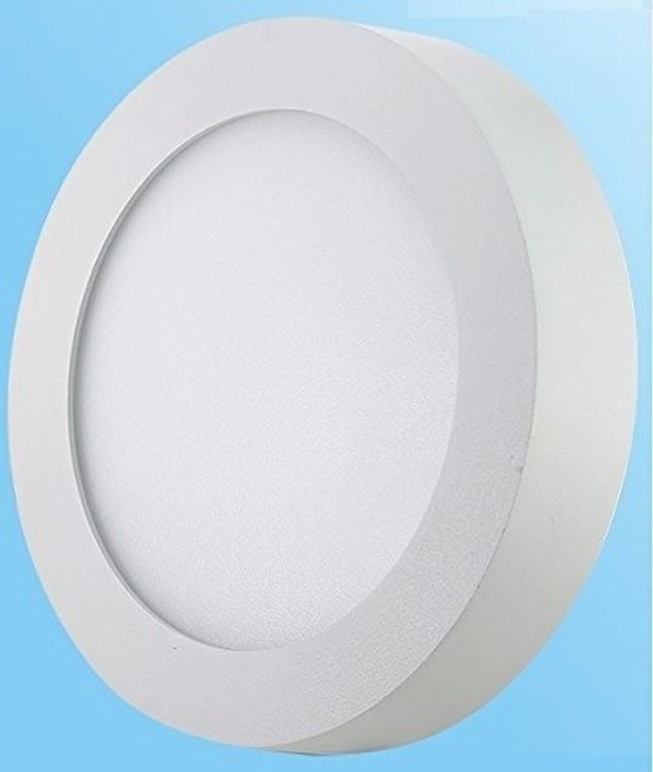 Delamps15w LED Gem Trimless Round Surface Mount Down Light | No False Ceiling Required - White