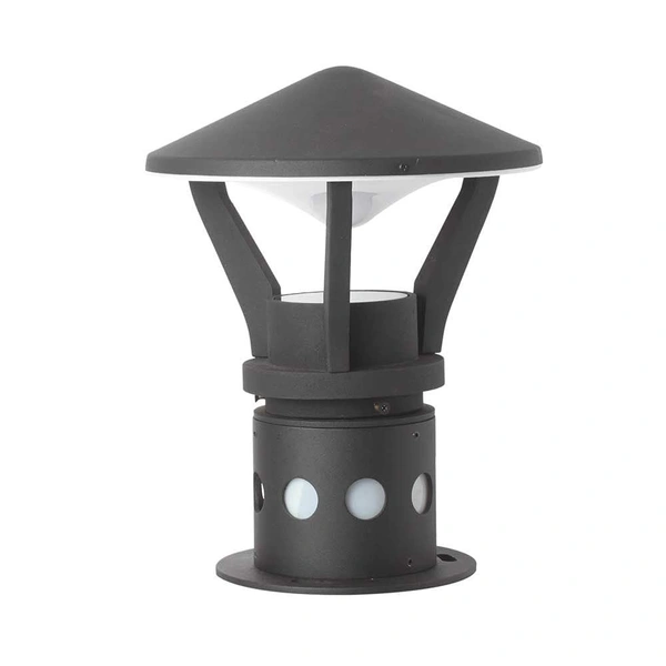 DELAMPS Outdoor Lighting Gate Pillar Post Lights (Black, 50W, GL4753,Plastic)