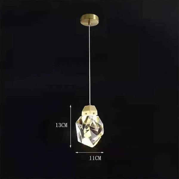 Chandelier Ceiling Lamp Diamond Crystal Pendant Light Dimmable Ceiling Lighting Modern Irregular LED Hanging Lamp Fixtures for Bedroom Dining Living Room Bar Pendant Light Home Decor Lamp