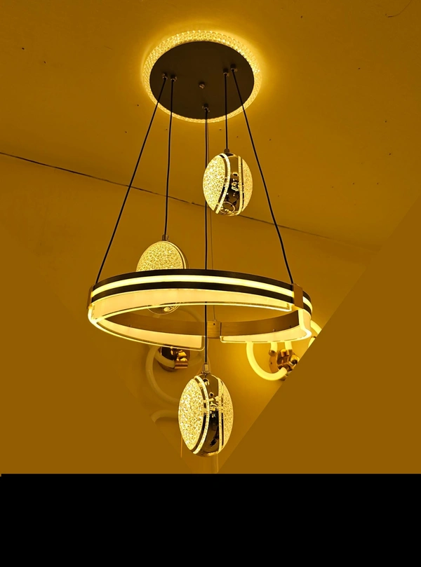 DELAMPS Modern European-Style LED Chandelier Pendant Ceiling Light - Style 1