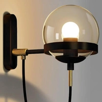 Wall Lantern Lamp Light Corridor Fixtures Sconce Black