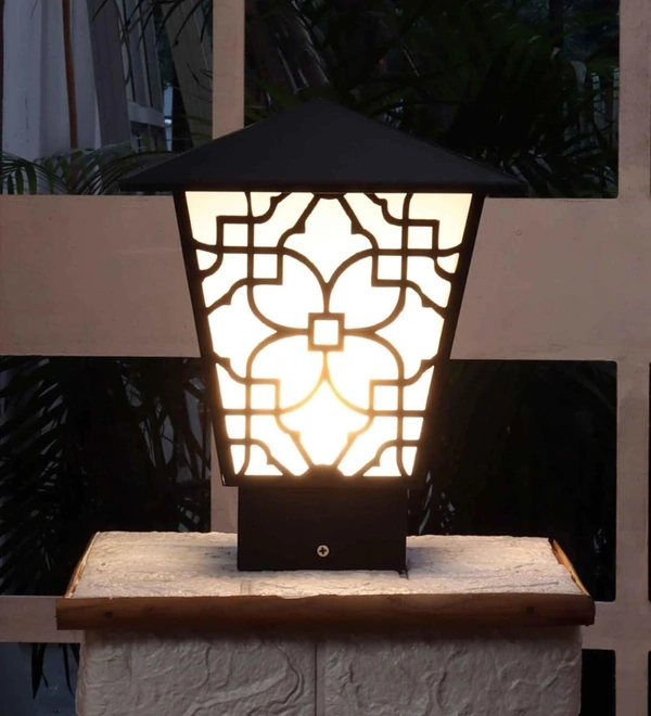 delamps Waterproof Gate Light for home Gate | Front Main Gate, Exterior, Entrence Home, Hotels, Garden, Pillar, Pole, Even a Foyer or entryway Bulb Included - Set of 1