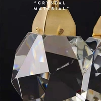 Chandelier Ceiling Lamp Diamond Crystal Pendant Light Dimmable Ceiling Lighting Modern Irregular LED Hanging Lamp Fixtures for Bedroom Dining Living Room Bar Pendant Light Home Decor Lamp