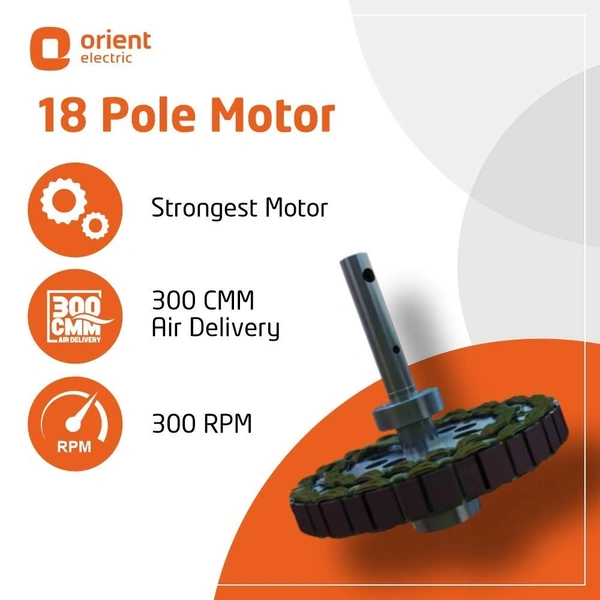 Orient Electric Aero Cool 1360mm Ceiling Fan (White) - 1360 mm, white