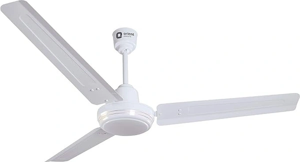 Orient Electric New Breeze Decorative ceiling fan | Ribbed Blades and durable copper motor - 1050 mm, White