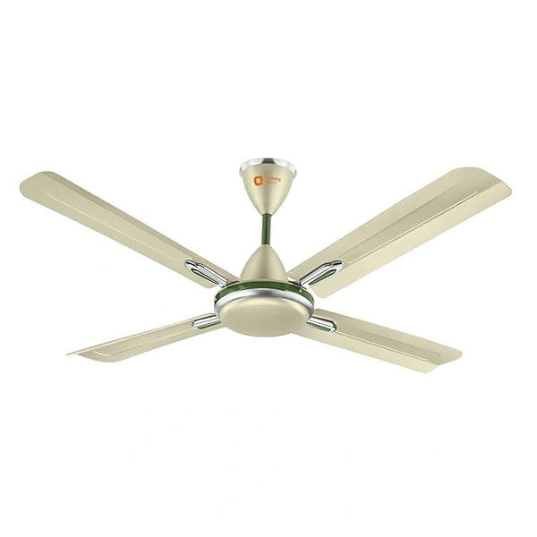 Orient Electric Quadro Ornamental 1200mm | 4 Blade, Premium BEE Star Rated Ceiling Fan - 1200 mm, Oyester Sea Green