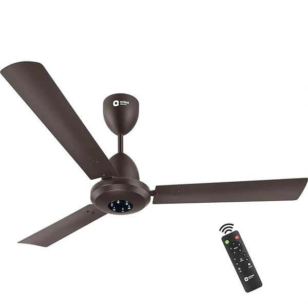 Orient Electric 1200 mm I Falcon with Remote | BLDC energy saving ceiling fan with Remote and LED light | Saves up to 50% on electricity bills | 3-year warranty by Orient | Smoke Brown - 1200 mm, Smoke Brown