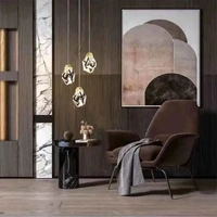 Chandelier Ceiling Lamp Diamond Crystal Pendant Light Dimmable Ceiling Lighting Modern Irregular LED Hanging Lamp Fixtures for Bedroom Dining Living Room Bar Pendant Light Home Decor Lamp