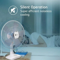 Orient Electric Wind Pro 60 Desk Fan | 400mm Table Fan | Revolutionary CTX Technology | Strong & Powerful Motor | Warranty (2 Years) | (White/Blue Tint, Pack of 1) Visit the Orient Electric Store - 400mm, White/Blue Tint