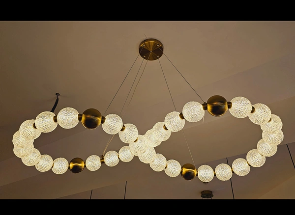 Gold Modern Chandelier, Mini Ring LED Pendant Light, Acrylic Shade, 3-Colors Dimmable, Adjustable Height, 90W/124W/156W LED Ceiling Light Hanging Lamp for Kitchen Island Dining Room