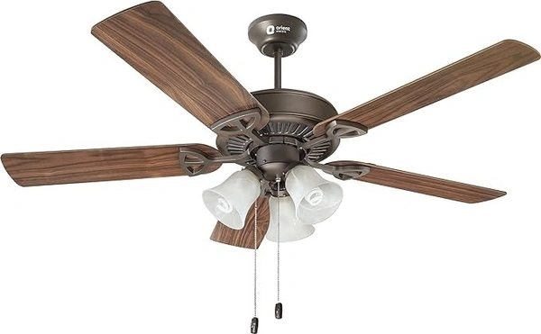 Orient Electric Woodwind 1300 mm Anti Dust 5 Blade Ceiling Fan (Metallic Bronze, Pack of 1) - 1300 mm, Metallic Bronze
