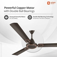 Orient Electric 1200 mm Falcon Deco Ceiling Fan - 1200 mm, Metallic Bronze Copper