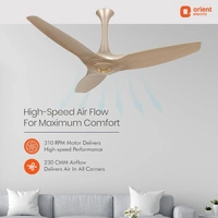 Orient Electric 1200mm Aeroquiet Ceiling Fan (Mystic Gold) - 1200 mm, Mystic Gold