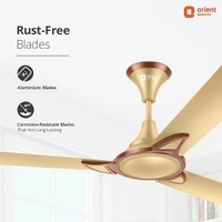 Orient Electric Kiara Shine 1200mm High Speed Ceiling Fan - 1200 mm, Chocolate Gold
